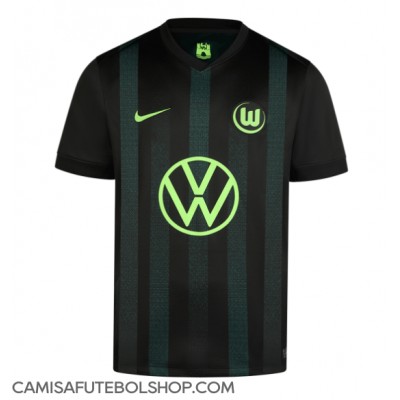 Camisa de time de futebol Wolfsburg Replicas 2º Equipamento 2024-25 Manga Curta Camisa de time de futebol Wolfsburg Replicas 2º Equipamento 2024-25 Manga Curta